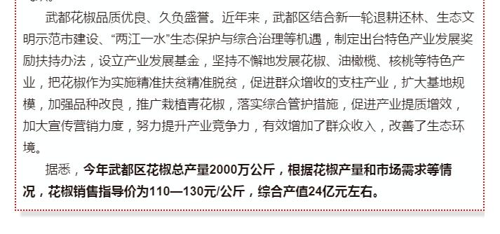 5.28億！一場盛會，武都花椒“火”了