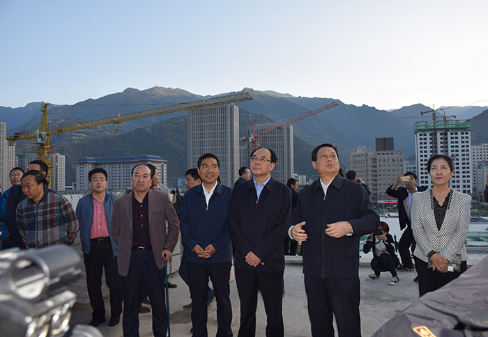 全國、省市政協(xié)委員體驗(yàn)蘭渝鐵路、視察階州廣場